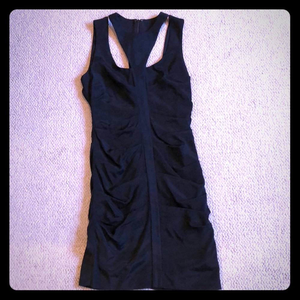 Nicole Miller Ruched Cocktail Dress